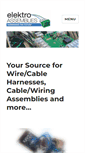 Mobile Screenshot of elektroassemblies.com